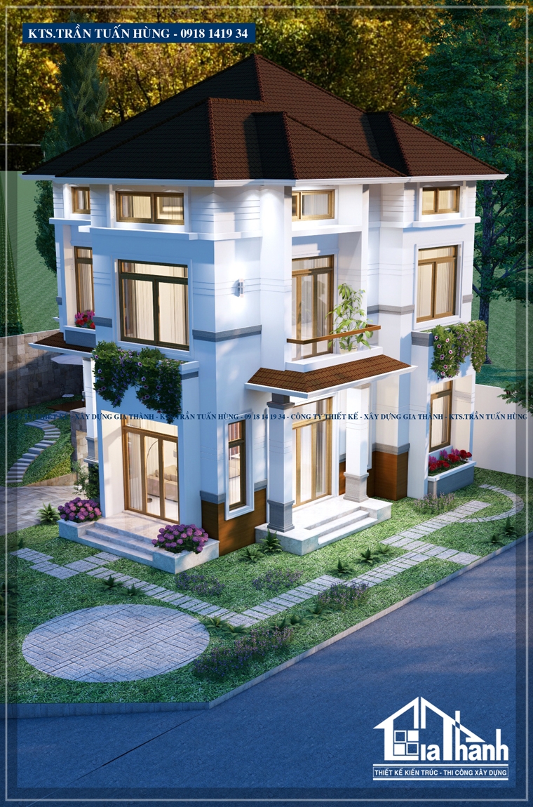 Thiết Kế Biệt Thự Hiện Đại Mang Hơi Thở Nhật Bản