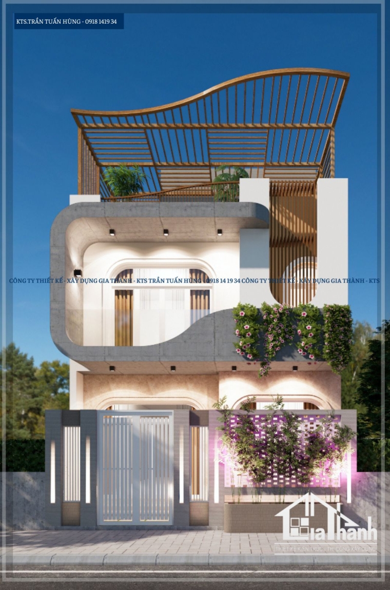 Nhà Phố Hiện Đại Chị Kim Thanh - Không Gian Sống Tinh Tế Giữa Thành Phố Quảng Ngãi