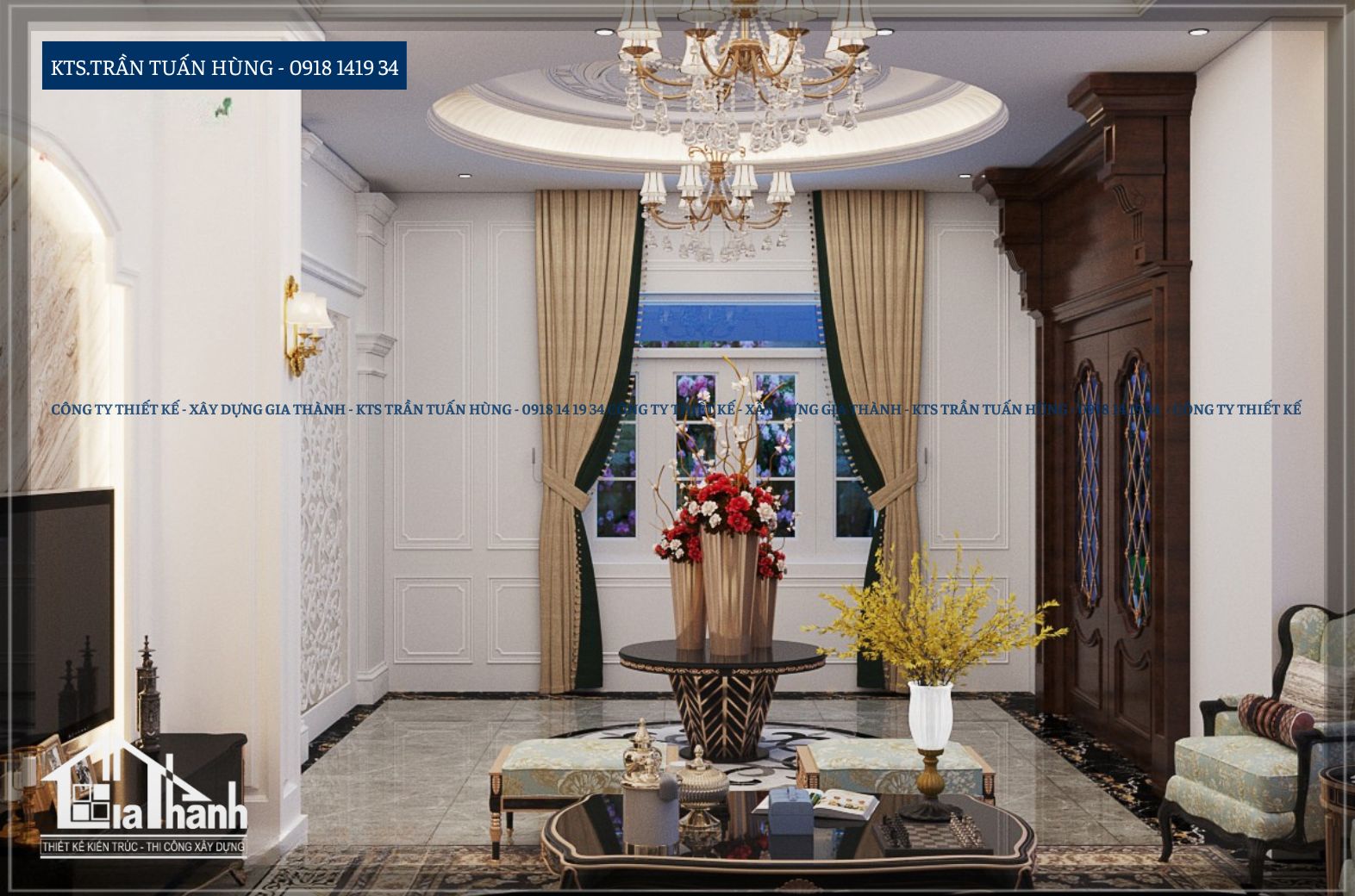 Phong cách thiết kế nội thất cổ điển