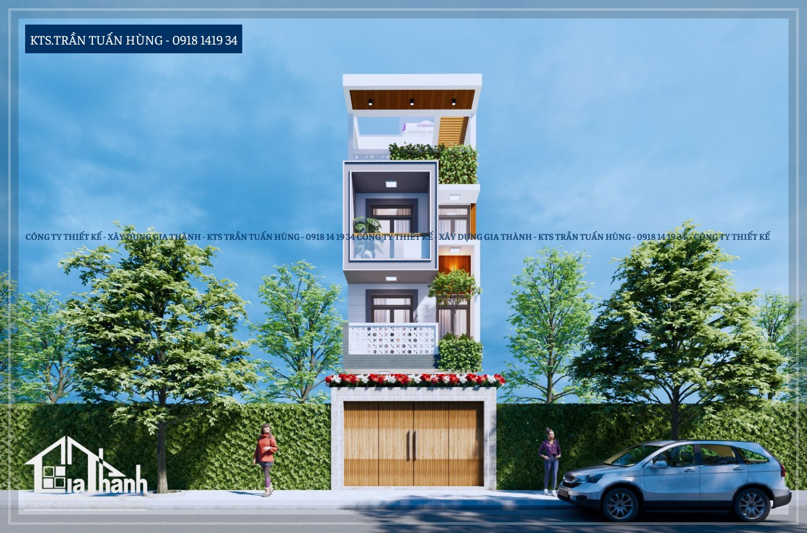 Nhà phố hiện đại anh Tú