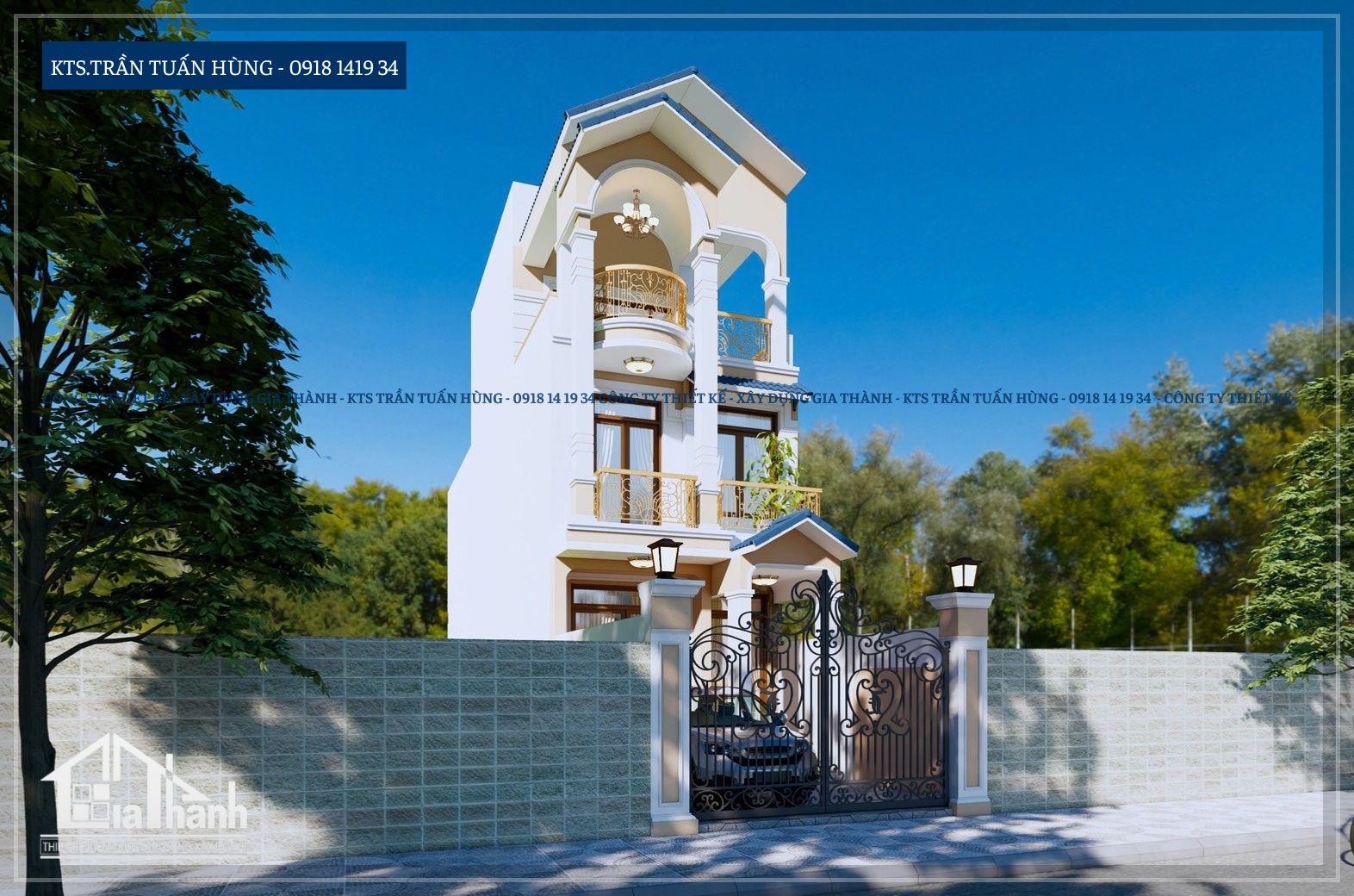 Phong cách kiến trúc nhà phố tân cổ điển