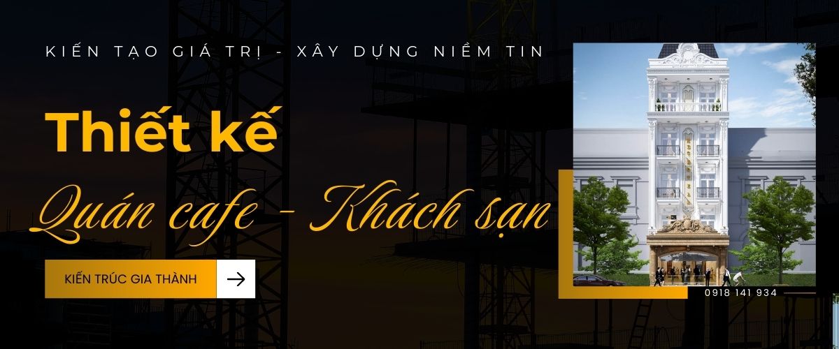 Thiết kế quán cafe - khách sạn