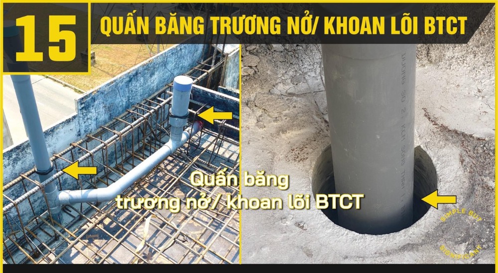 Sử dụng băng trương nở Hyperstop cho ống ME