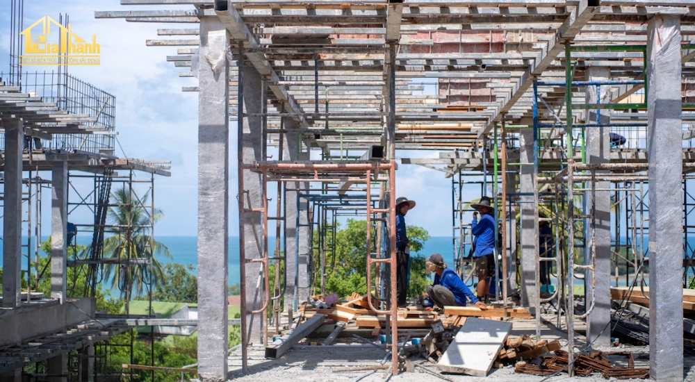 Thi công móng và kết cấu bê tông cốt thép